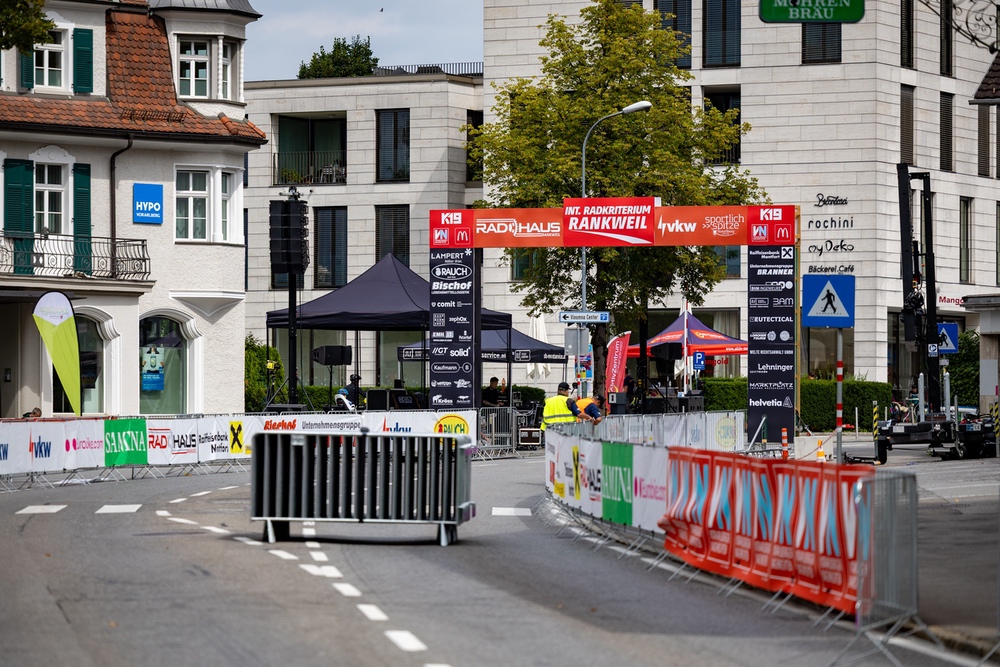 Start- und Zielbereich beim Radkriterium Rankweil 2025