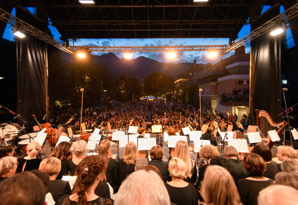 Orchester bei der Sommernachtsgala in Bad Hofgastein