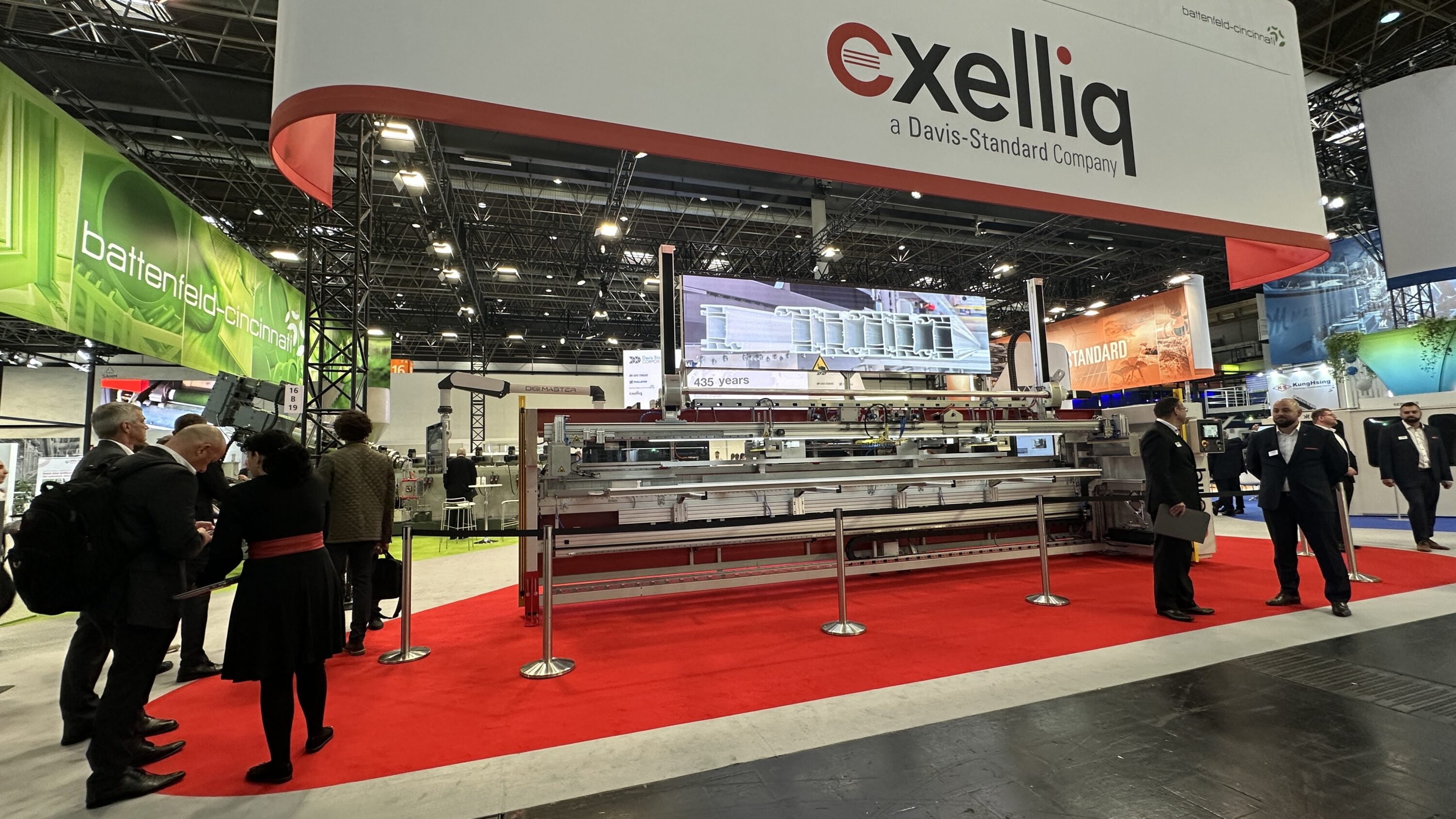 Messestand von Exelliq auf der K-Messe in Düsseldorf
