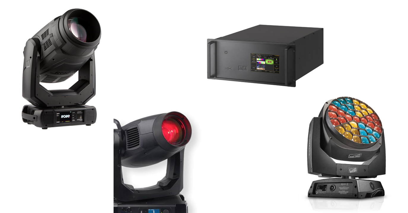Professionelle Lichttechnik von SLS Eventservice mit Robe MegaPointe, Martin MAC Viper, Claypaky B-EYE K20 und MA Lighting VPU Plus MK2