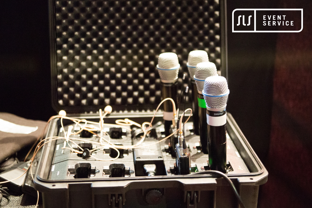 Funkmikrofone und Headsets für professionelle Tontechnik bei SLS Eventservice