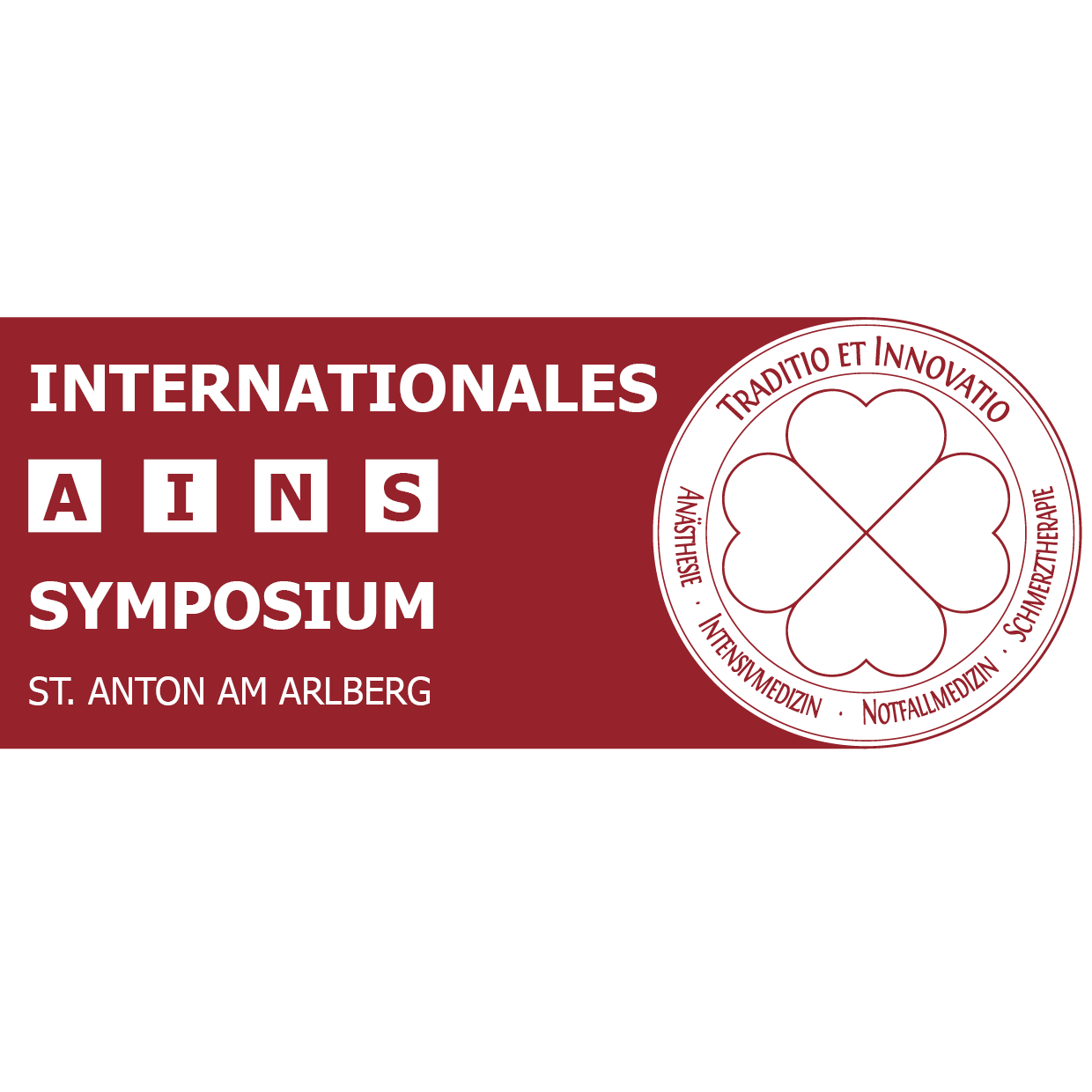 Logo des Internationalen AINS Symposiums St. Anton am Arlberg – Referenzprojekt von SLS Eventservice